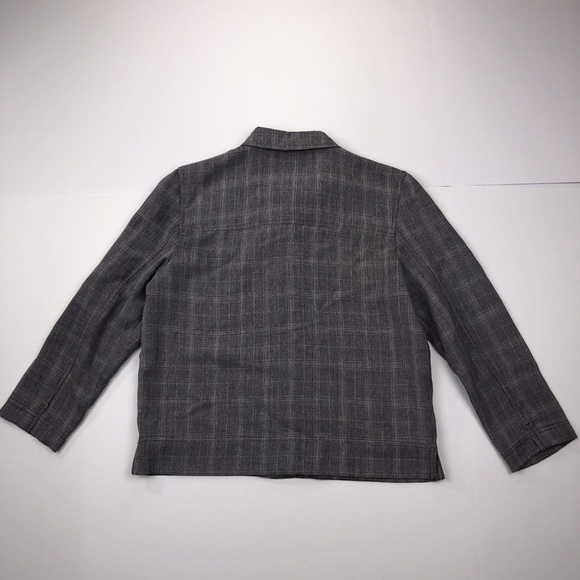 Norton McNaughton Petite Gray Long Sleeve Blazer - Picture 2 of 6